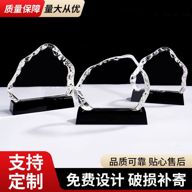 水晶笔筒商务送礼开业庆典摆件
