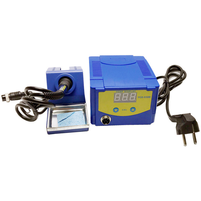 跨境938D数显电烙铁恒温焊台电子焊接工具936焊笔110V/220V烙铁