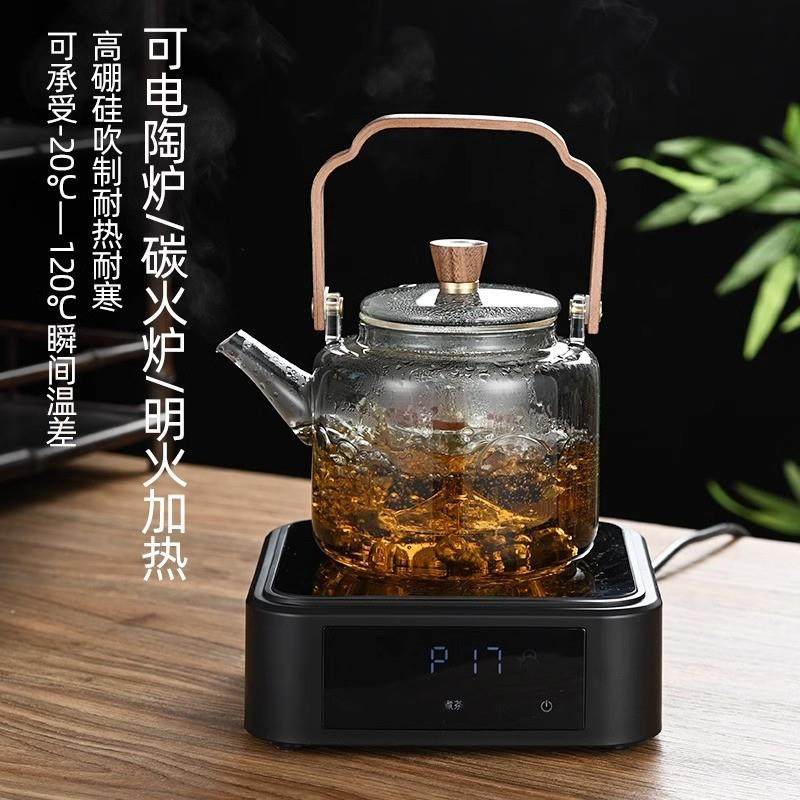 炭火围炉煮茶提梁壶玻璃茶壶胡桃木茶壶电陶炉煮茶壶蒸煮一体茶壶,畜牧/养殖物资,畜牧/养殖器械,淘宝优惠券,粉丝福利购,淘宝优惠卷