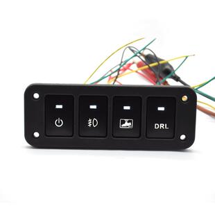 雾灯开关改装适用丰田卡罗拉锐志冠道威驰日行灯汽车组合面车载MQ