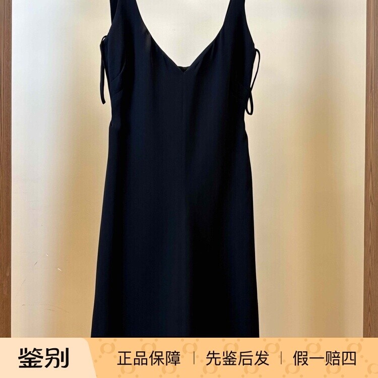 Armani二奢意大利产古着Vintage中古真丝40码连衣裙-165