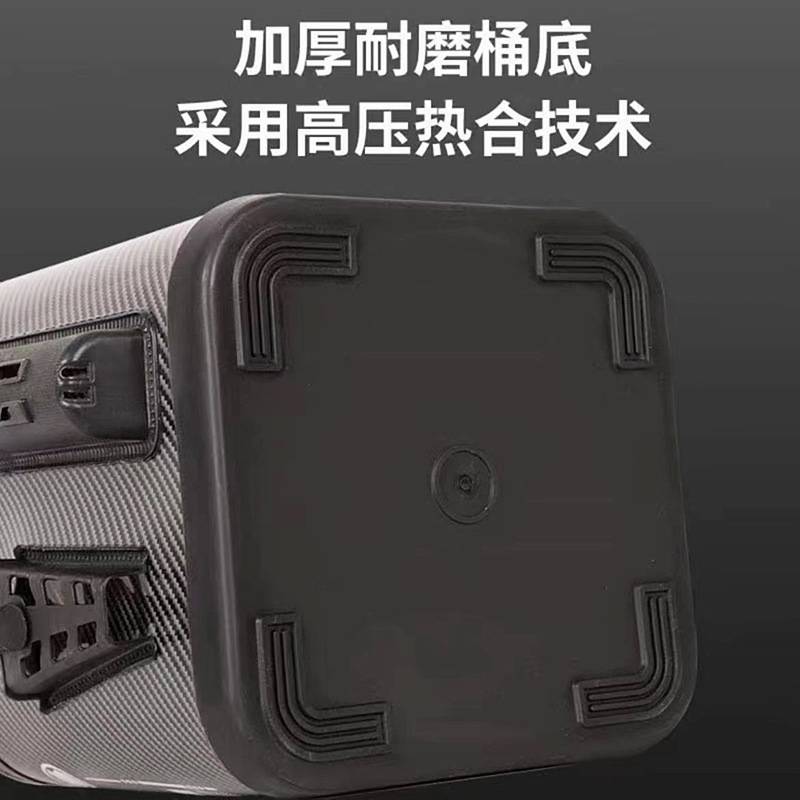 新款打水桶户外EVA钓鱼桶手提装不可折叠鱼桶鱼箱路亚活鱼桶图片