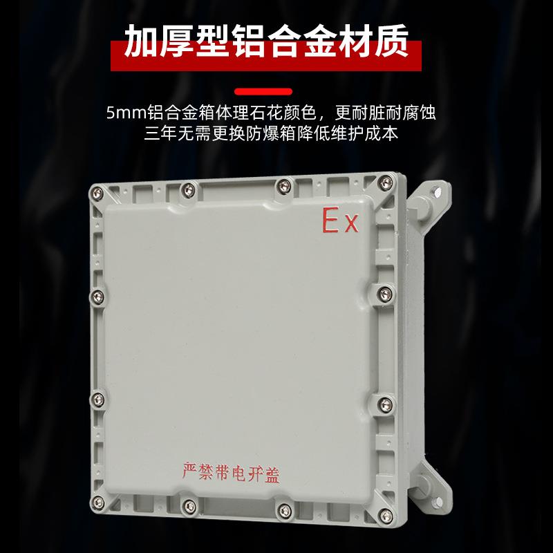 防爆接线箱隔爆型配电箱电源控制箱不锈钢配电柜断路器开关箱空箱