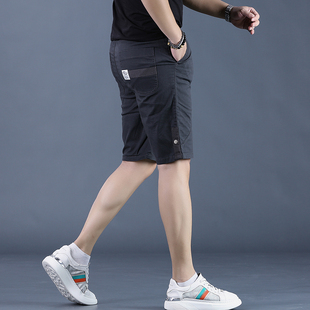 宽松直筒潮流百搭多口袋机能风运动五分裤 美式 男薄款 短裤 复古工装