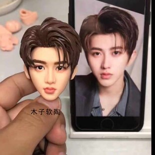 捏泥人真人软陶人偶手办蜡像定制玩偶公仔泥塑diy照片结婚礼物