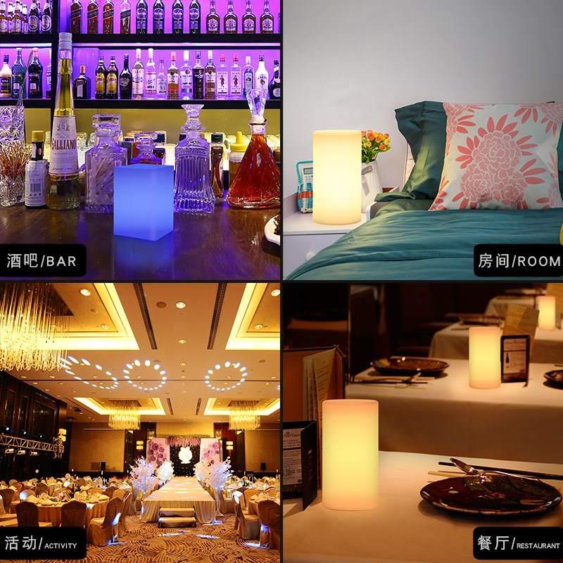 桌灯酒吧氛围台灯吧台奶茶店美式饭店led创意R清吧北欧简约小夜灯