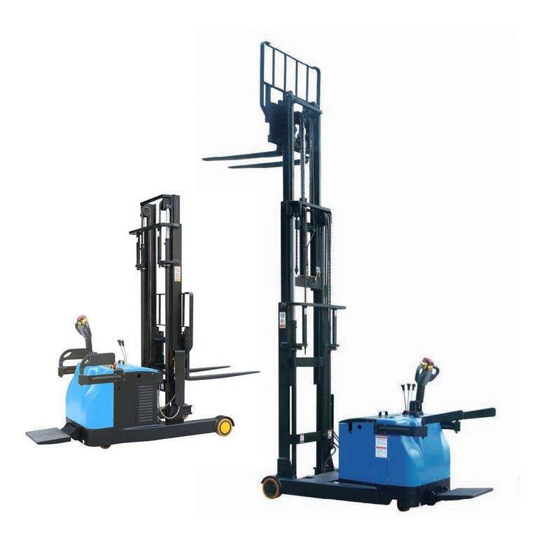 2吨站驾式前移式全电动叉车 配重前移式全电动堆高车蓄电池叉车