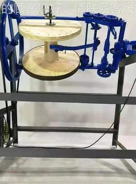 小家用水绳稻秸型秆蒲草龙须草编HX202112织机机双股编织草垫编织