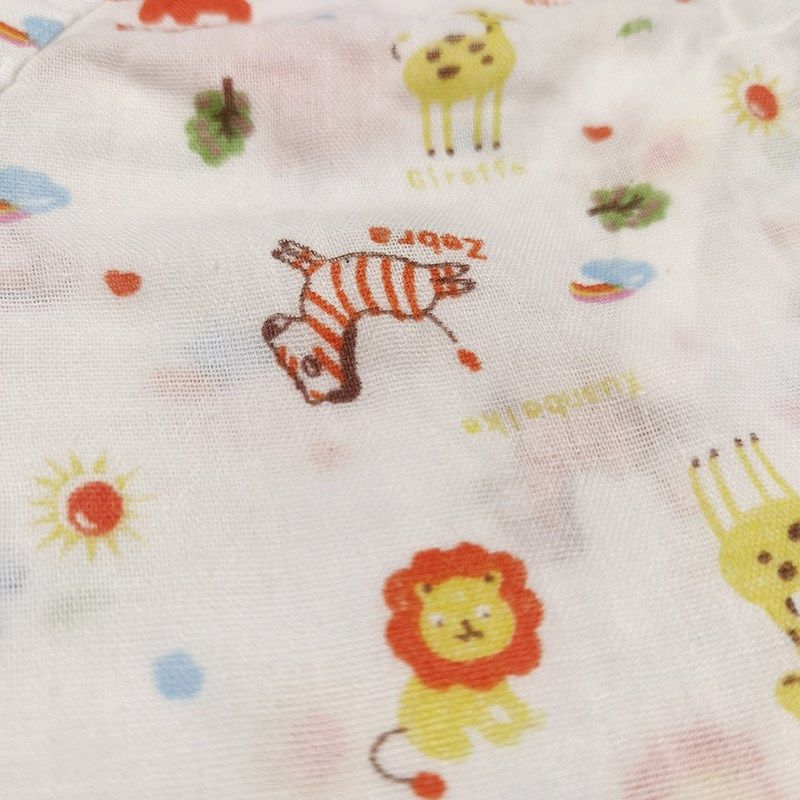 宝宝纯棉纱布睡衣甚平浴衣儿童和服套装小动物家居服温泉衣汗蒸服