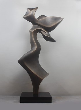 特大雕塑摆饰抽象艺术摆设轻奢饰品玻璃钢大堂售楼处庭院落地摆件