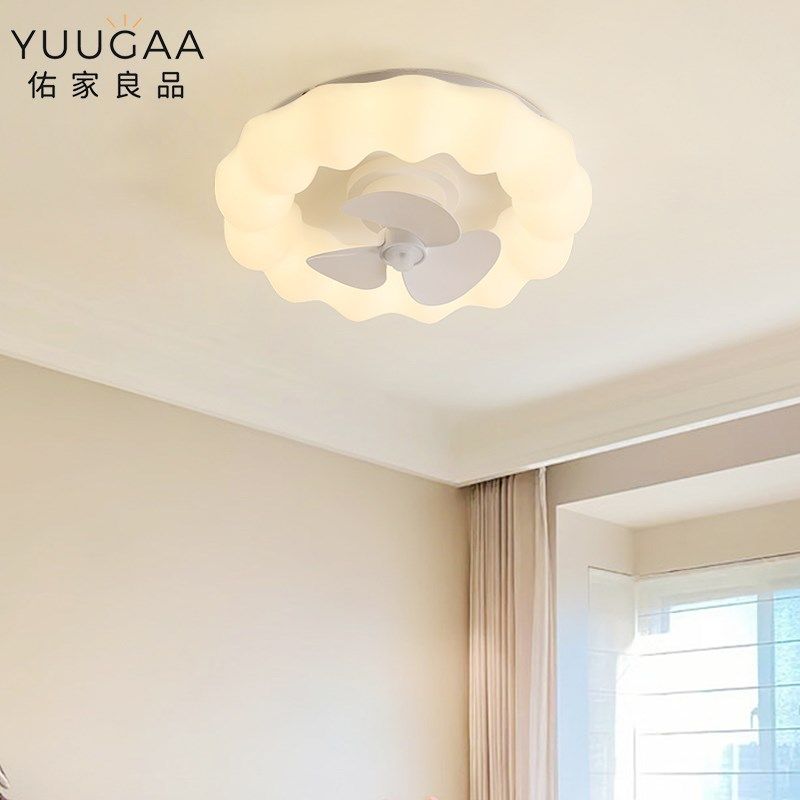 卧室风扇灯360度摇头餐厅2024新款led吸顶灯客厅儿童房电扇吊扇灯,家装灯饰光源,风扇灯,淘宝优惠券,粉丝福利购,淘宝优惠卷