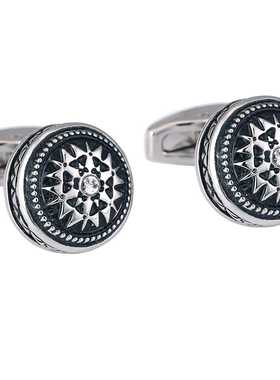 镶钻袖扣　商务礼服袖钉 法式袖口 纽扣Cufflink 51435