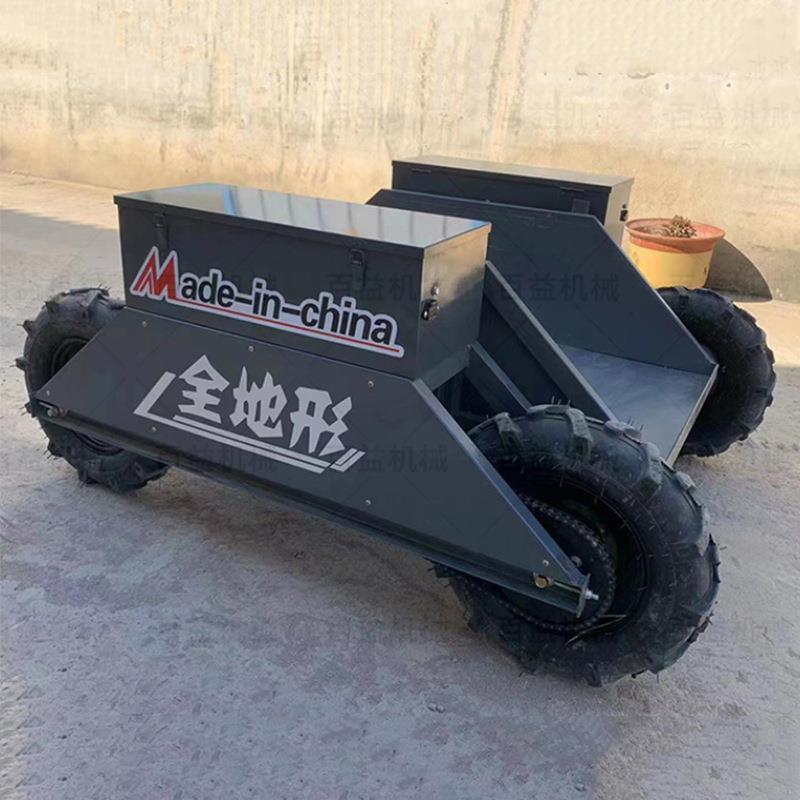 电动智能搬运车农用爬坡越野车全地形四驱运输车建筑工地运输车