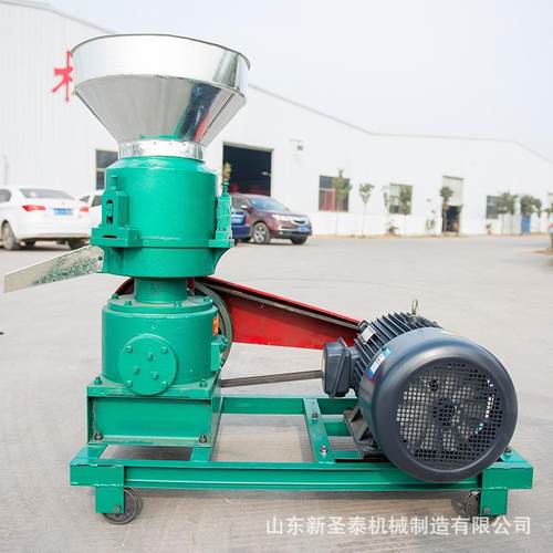 养殖颗粒饲料机生产商时产1吨饲料颗粒机家畜养殖制粒机视频