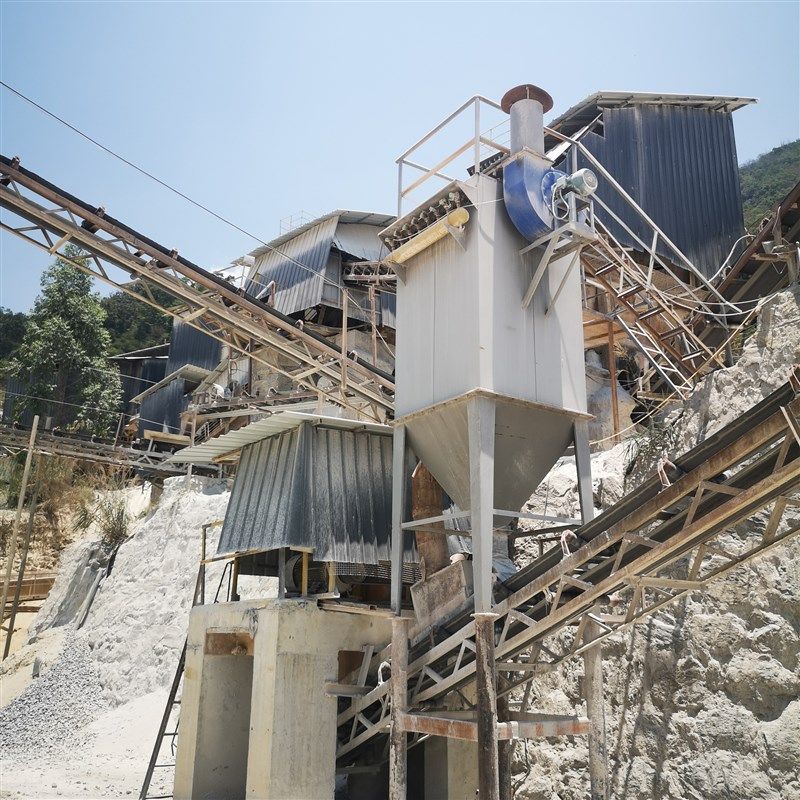 砂石生产线脉冲布袋除尘器 制砂机粉尘收集设备 矿山灰尘吸尘设备