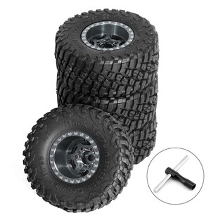 1/18 TRX4M路虎烈马1.0英寸轮胎轮毂 攀爬车铝合金轮毂 SCX24 FMS