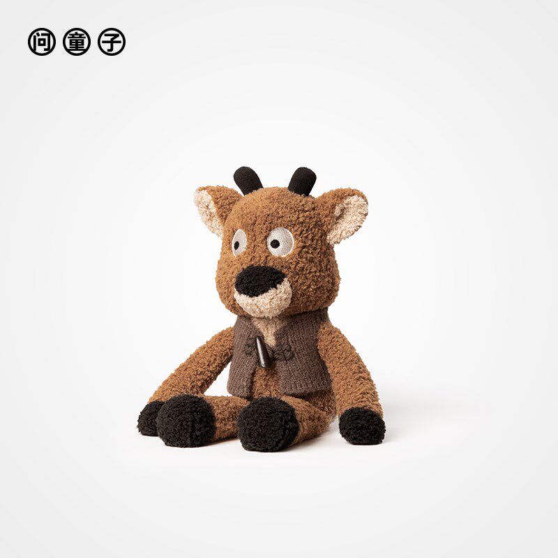 【新品】问e童子 狍子小偶 傻狍子毛绒玩具安抚玩偶公仔娃娃礼物