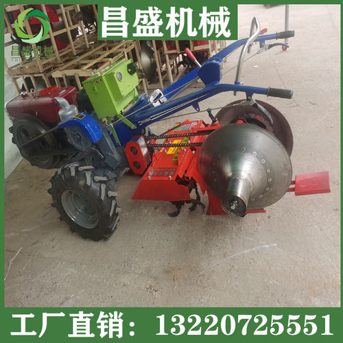 101 151手j扶拖拉机草莓开沟起垄机大棚新式草莓开沟机起垄机一次