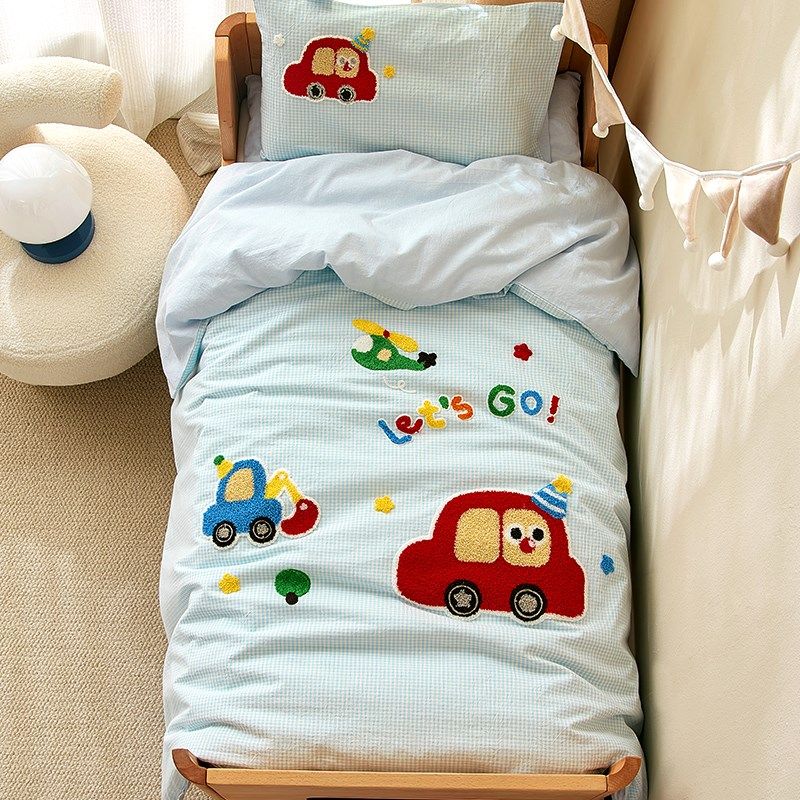 全棉幼儿园e被子三件套儿童宝宝入园午睡六七件套婴儿被褥,床上用品,床品套件/四件套/多件套,淘宝优惠券,粉丝福利购,淘宝优惠卷