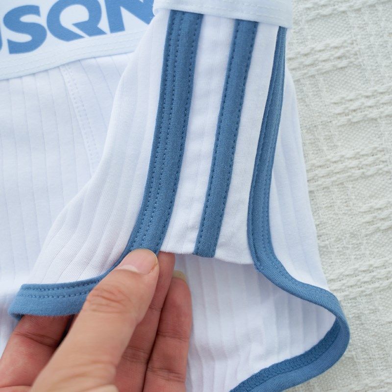 3条男士内d裤男螺纹棉质平角裤简约纯色运动透气男生四角裤衩裤头,女士内衣/男士内衣/家居服,男平角内裤,淘宝优惠券,粉丝福利购,淘宝优惠卷