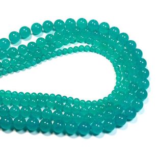 天然天河石散珠子玉髓圆珠diy手工编织串珠手链材料水晶饰品配件