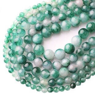 天然水草玉髓散珠子diy串珠手链材料手工编织水晶饰品配件