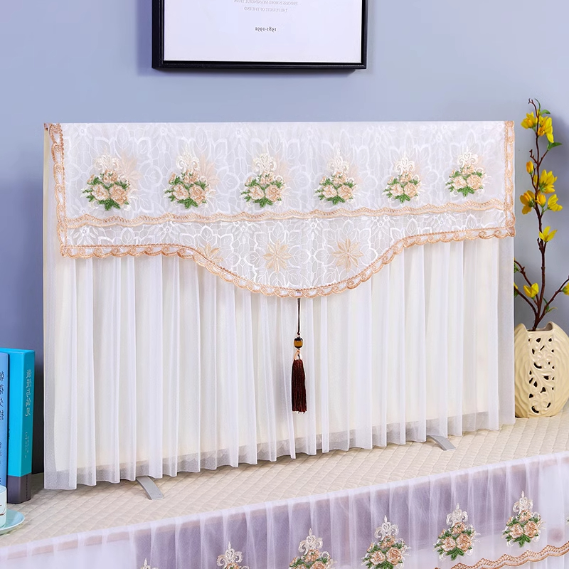 电视防尘罩套盖布55轻奢挂壁式曲面液晶电视柜盖巾简约电视套新款