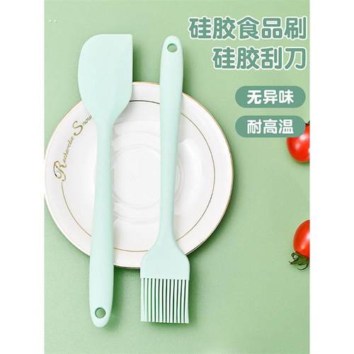 油刷子家用耐高温硅胶油刷带瓶厨房烙饼食品级烧烤烘焙一体油刷瓶