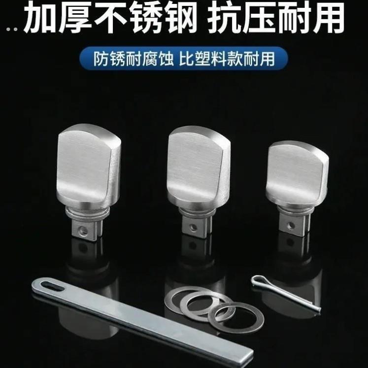 反锁钮防盗门锁内反锁旋钮不锈钢入户门把手保险通用大门配件大全