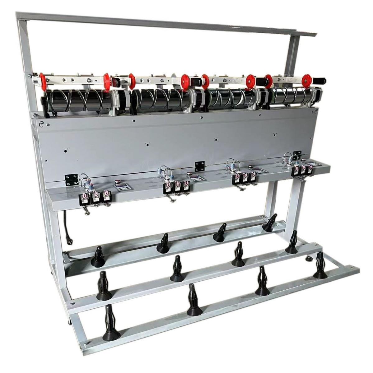 大卷装并线机290低弹丝管或者300长工业丝管并丝合股用并纱机