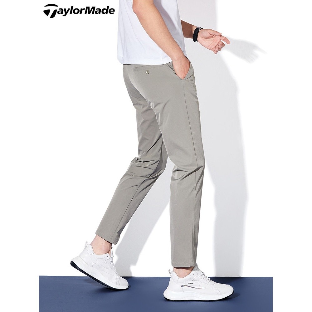 官方正品Taylormade泰勒梅高尔夫男春夏速干联名款运动透气九分裤图片