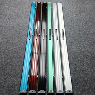 高档铝合金台球杆盒杆包小头杆双槽通杆箱斯诺克桌球杆盒收纳盒