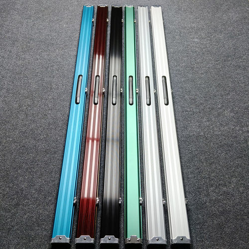 高档铝合金台球杆盒杆包小头杆双槽通杆箱斯诺克桌球杆盒收纳盒