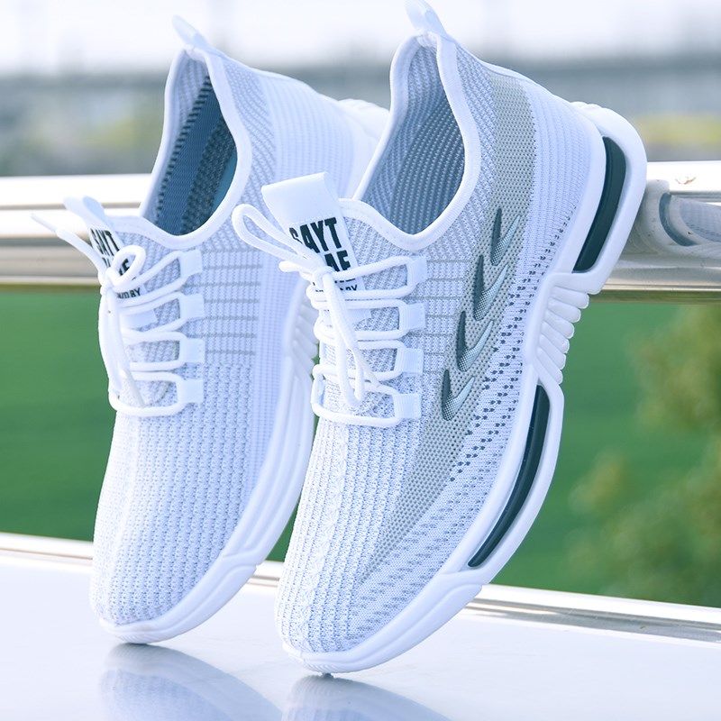 男鞋夏季透气运动鞋男款超轻便一脚蹬网面N鞋跑步鞋子男士休闲鞋