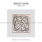 木槿芸链影迷踪2025秋冬柔软舒适气质方巾配饰大衣外套丝巾DJ 110