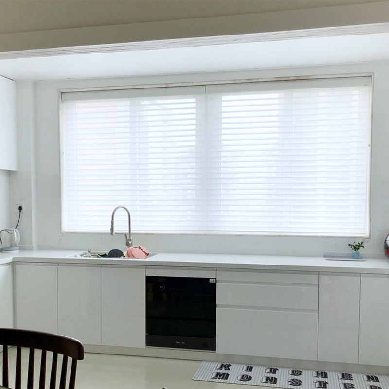 香格里拉窗帘柔纱帘卷帘办公室卫生间阳台卧室电动免打.孔百叶窗,居家布艺,百叶帘/折帘/罗马帘,淘宝优惠券,粉丝福利购,淘宝优惠卷