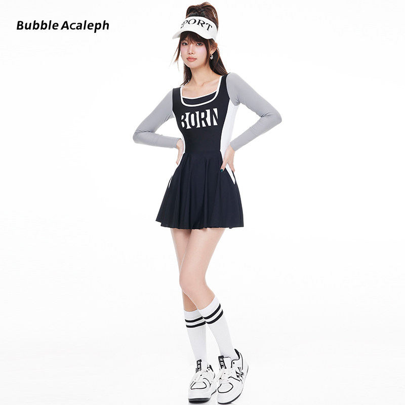 泳衣女2023新款爆款连体遮肚显瘦学生运动保守平角裙Y式温泉游泳,运动/瑜伽/健身/球迷用品,连体泳衣,淘宝优惠券,粉丝福利购,淘宝优惠卷