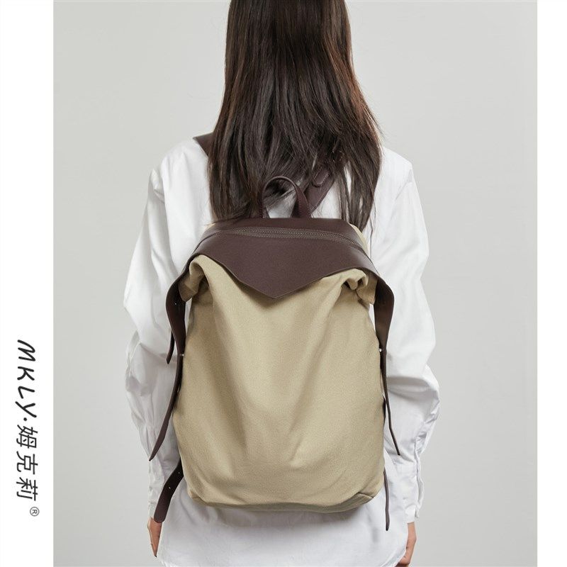 休闲双肩包女2025新款大容量通勤E电脑背包高级感小众学生旅游书,箱包皮具/热销女包/男包,双肩背包,淘宝优惠券,粉丝福利购,淘宝优惠卷