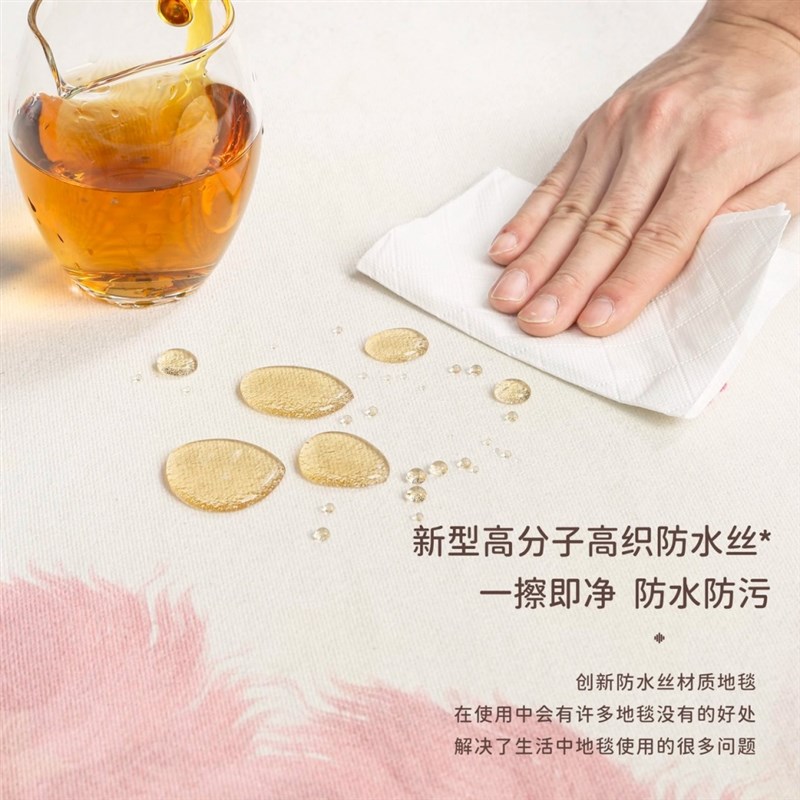 2025新款儿童房地毯防滑地垫y免洗可擦卧室可爱卡通阅读区满铺垫