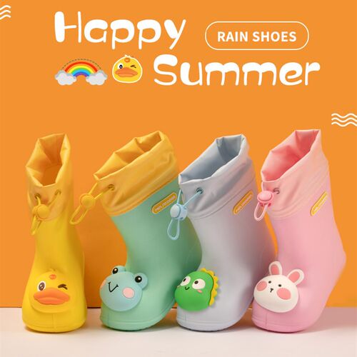 儿童雨鞋男d童雨衣雨靴套装女幼儿园防滑水鞋防水小童雨具宝宝雨