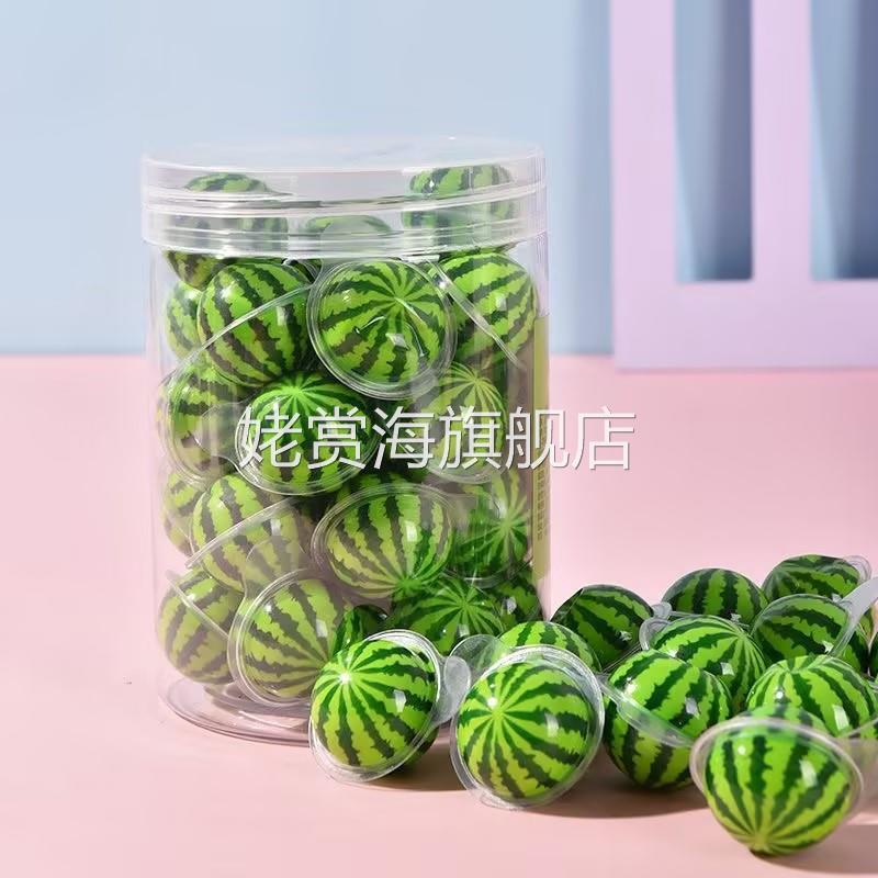 生日礼物 小红书荐蓝色地球软糖 爆浆夹心眼球西瓜足球糖果好吃
