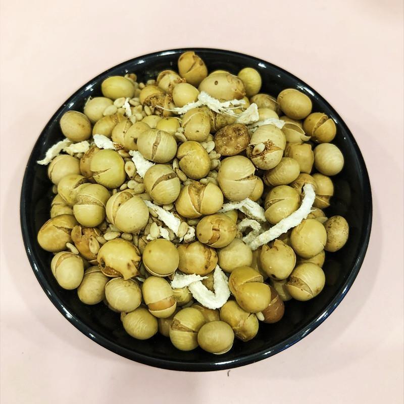 湖南特产芝麻茶豆子茶田亚军炒货平江200g姜盐黄豆茶休闲零食小吃
