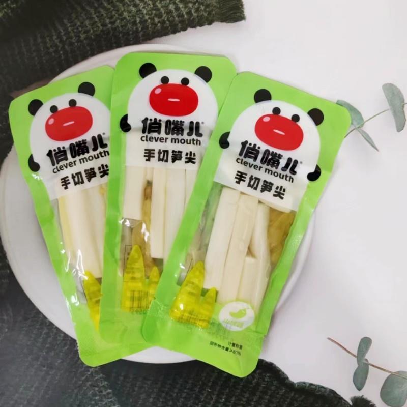 俏嘴儿泡椒手剥笋笋尖散称小包装休闲零食脆笋条酸辣香辣脆笋小吃