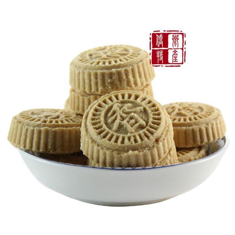 杏仁炒米饼 阳江特产 阳江粤香炒米饼 杏仁绿豆粉酥 传统糕点450g