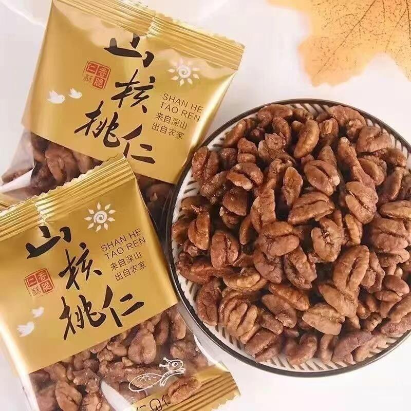 新货野生山核桃仁独立小包装天然山核桃仁净重孕妇零食坚果仁炒货