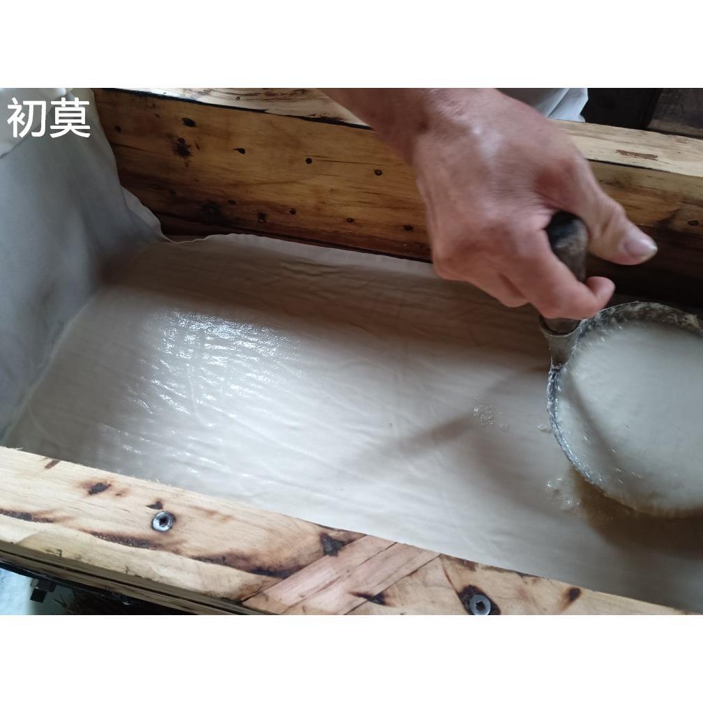 苏北宿迁特产土锅柴火烧卤水纯手工鲜千张百叶页结黄豆腐皮干丝