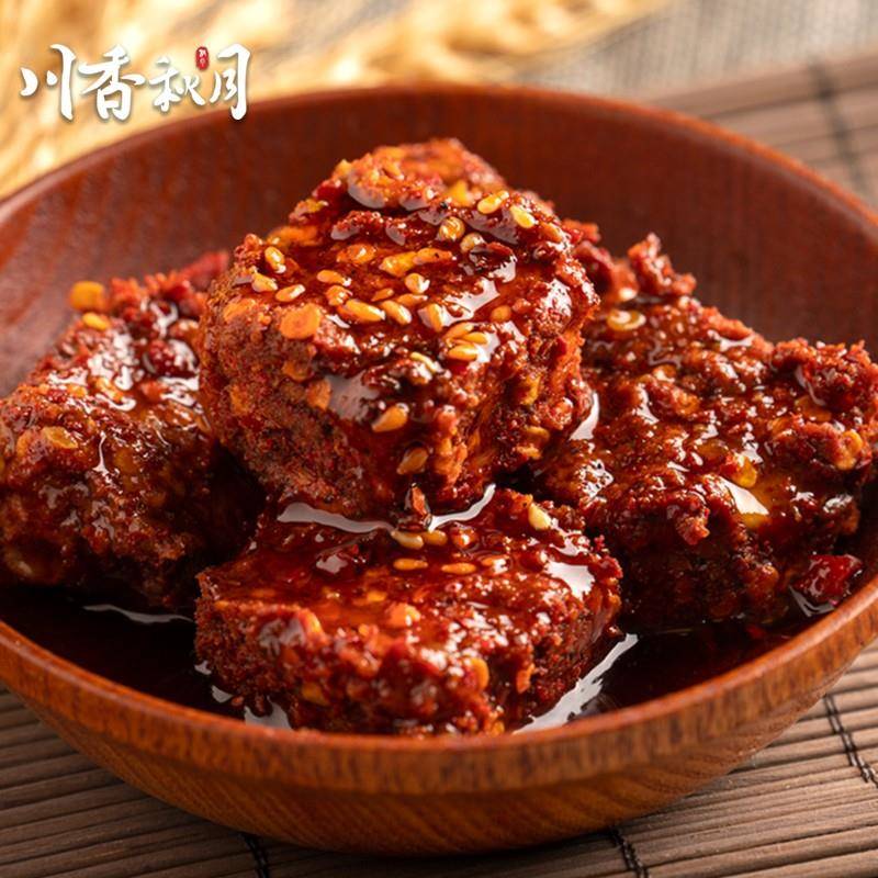 【川香秋月】豆腐乳210g*2瓶 四川特产麻辣豆腐乳农家红油豆腐乳