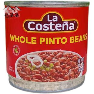 La costena black beans乐口泰香煎调味整粒黑豆 芸豆泥 速食罐头