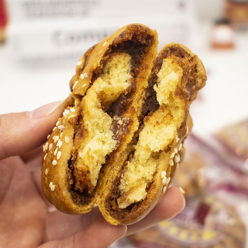 江阴特产马蹄酥芝麻红豆味酥饼传统休闲糕点心小包装零食早餐代餐
