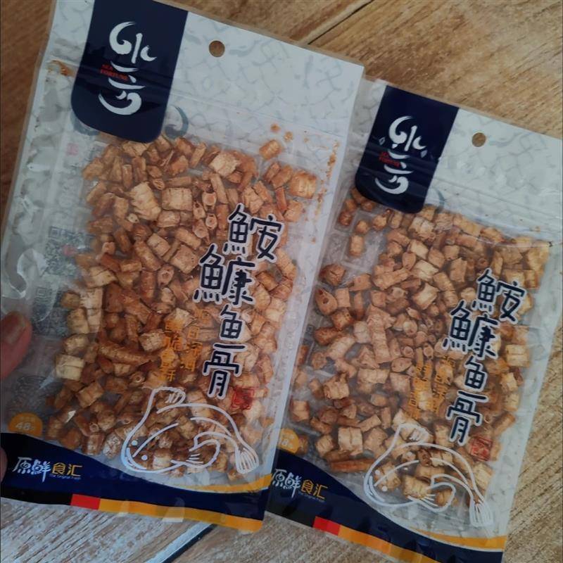 水一方安康鱼骨海鲜即食小吃正宗大连特产高蛋白海味聚会零食图片